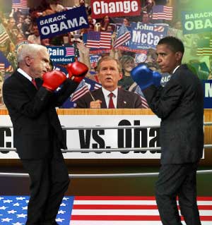 John McCain and Barack Obama use Twitter for Next Presidential Debate