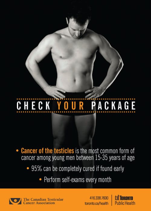 Check Your Package testicular cancer campaign