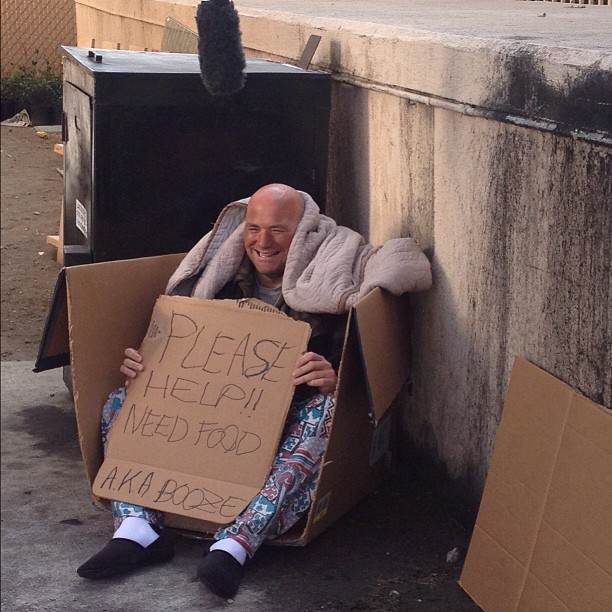 Dana White homeless skit