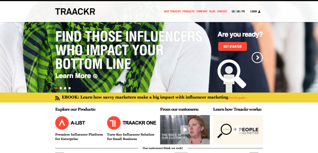 TRAACKR Find the influencers who matter most to you