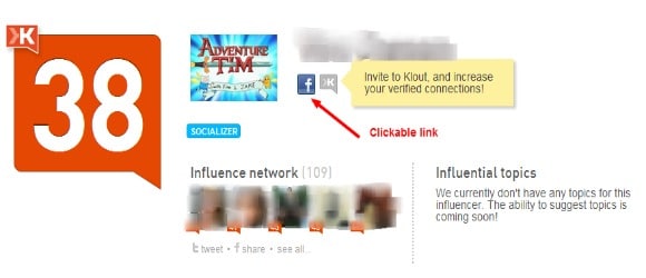 Klout Influence Report