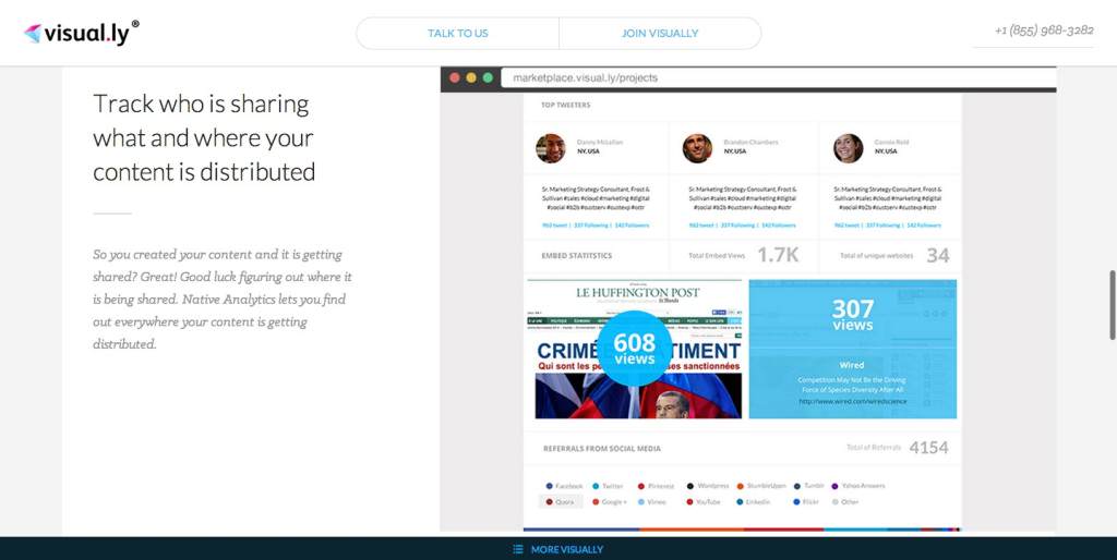 Native Analytics Track Your Visual Content with Visual.ly