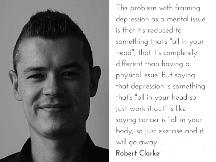 Robert Clarke on the stigmatization of depression (2)