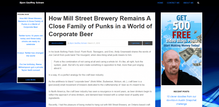 db stolen content header